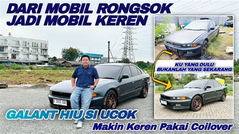 MAKIN KEREN MOBIL MITSUBISHI GALANT HIU SI UCOK PAKAI COILOVERDARI