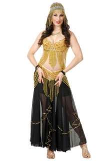 Belly Dancer Arabian Nights Genie Costume Ladies 8 10