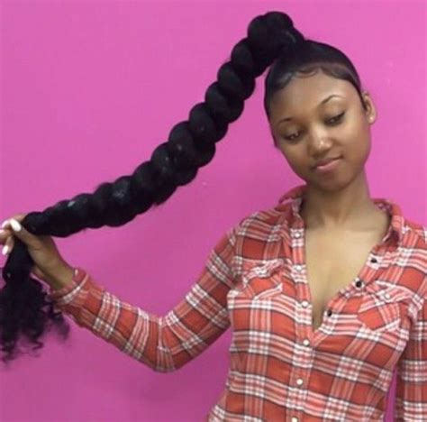 Pin By Niyoma Ga On Natural Hair Weave Ponytail Hairstyles Long Hair