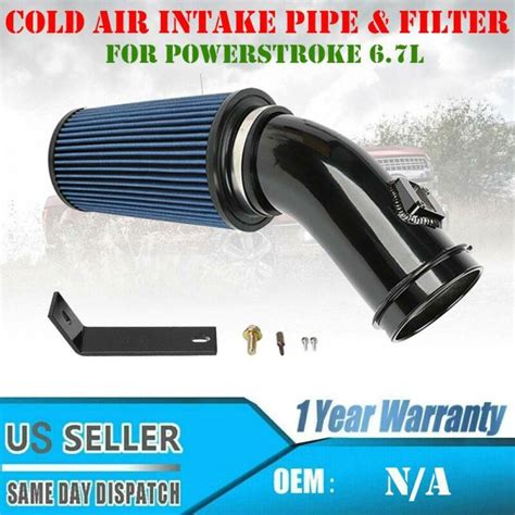 6 7l Powerstroke Cold Air Intake Pipe Filter System For 2011 2016 Ford Diesel