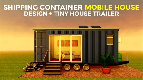 Shipping Container Tiny Home On Wheels