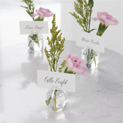 Clear Ball Table Number Holders I Do Events