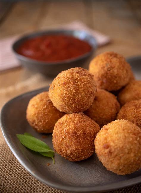 Risotto Rice Balls Arancini Culinary Ginger