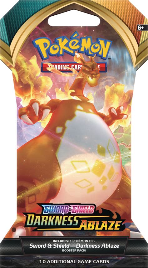 Best Buy Pok Mon Tcg Sword Shielddarkness Ablaze Booster Bonus Pack