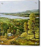 A View Of The Hudson River Painting By Thomas Kearon Fine Art America