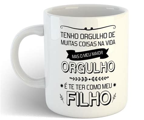 Caneca meu maior orgulho é ter você como filho presente Mago das