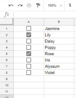 How To Insert Check Box Tick Mark In Google Sheets