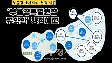 부울경 메가시티 본격 시동부울경특별연합 규약안 행정예고 아주경제