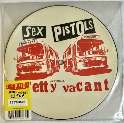 Sex Pistols Pretty Vacant No Fun Rare Uk 2012 7 Vinyl Picture Disc Record Ebay