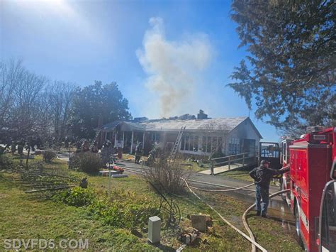 Working House Fire In Chaptico Seventh District Volunteer Fire Department