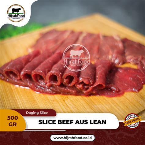 Jual Slice Beef Aus Lean Daging Sukiyaki Shabu Sapi Less Fat Qty