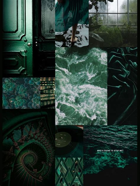 Green Mood Board Vintage Colour Palette Emerald Green Dark Green