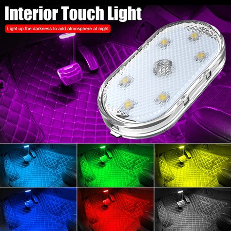 Jual Lampu Plafon Mobil Lampu LED Sentuh Interior Dashboard Lampu