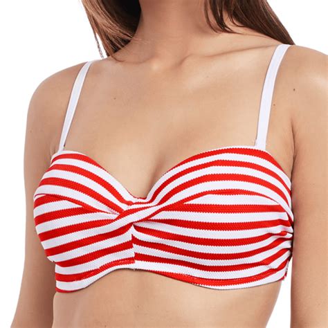 Freya Swim Drift Away Bandeau Bikini Oberteil Rot Bestellen Sie Online