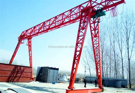 Mh Model Single Girder Electric Rail Traveling Gantry Crane For Sale