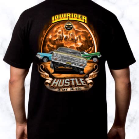 HUSTLE T-Shirt by Lowrider Clothing - superlowriders.com