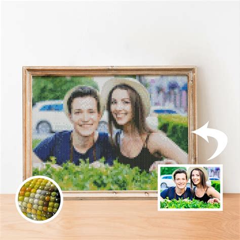 Custom Diamond Painting Kit Personalized 5d Diamond Paint Painting From Your Photos Home Wall