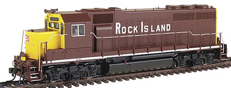 Atlas Emd Gp40 Low Nose Standard Dc Rock Island Pianted Maroon