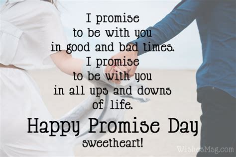 130 Happy Promise Day Quotes And Wishes Wishesmsg