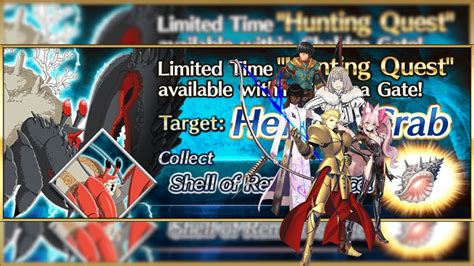 Hunting Quest XI Hermit Crab Hunt Pride Rank 3T FGO NA YouTube