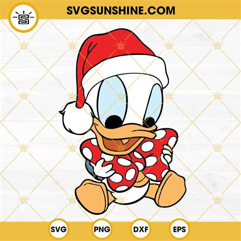 Daisy Duck Christmas Svg Disney Daisy Christmas Svg Png Dxf Eps Files