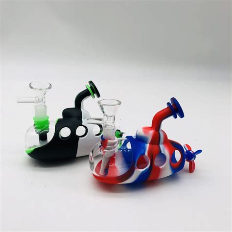 Silicone Tobacco Smoking Esigo Dab Rig Glass Pipe Shisha With Good