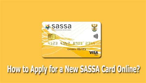 A Comprehensive Guide On How To Open A New Sassa Card 202324 Sa Careers