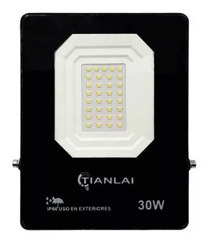 Reflector Led Slim W Ip Ultra Delgado Luz Blanca T Mercadolibre