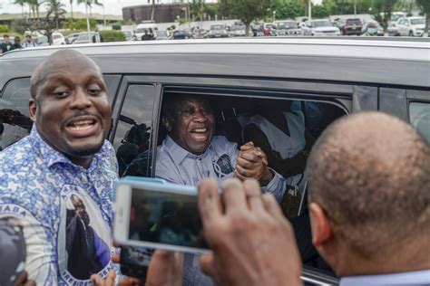 Laurent Gbagbo Je Suis Heureux De Retrouver La Côte D’ivoire Jeune Afrique