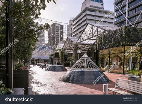 Britomart Precinct Auckland Over Royalty Free Licensable Stock