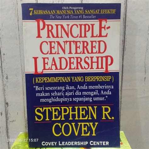 Jual Original Buku Principle Centered Leadership Kepemimpinan Yang