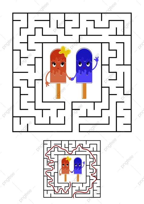 Abstract Square Maze Vector Background Answer Square Finish Png And