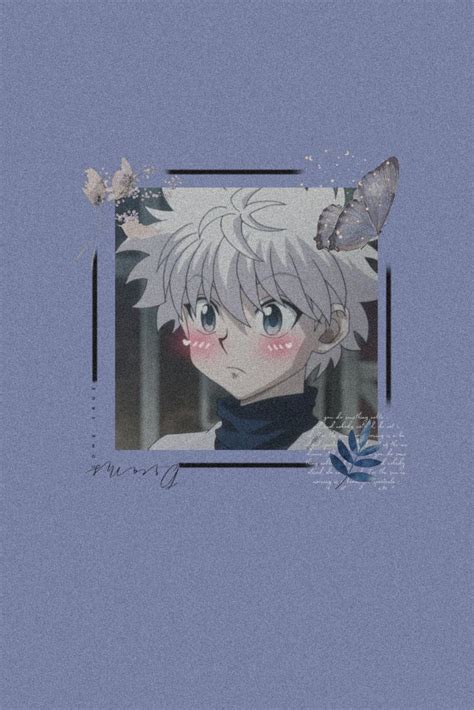 Killua Aesthetic Blue Wallpaper Hxh Disegni Di Anime Cartoni Animati