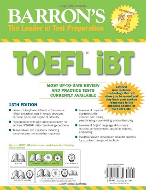 Best Toefl Preparation Books Of Expert Review