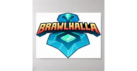 Brawlhalla Logo Poster Zazzle