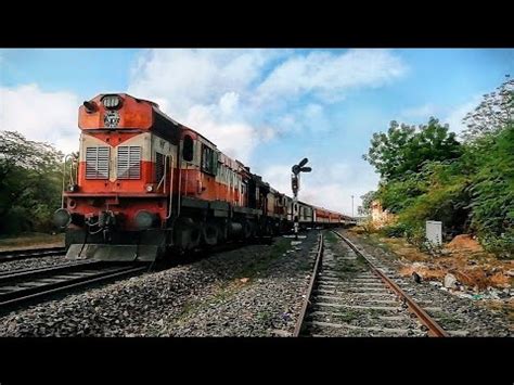 Kazipet Wdm A Twins With Huzur Saheb Nanded Shri Ganganagar Express