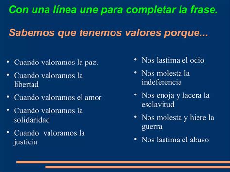 Como Se Viven Los Valores Ppt