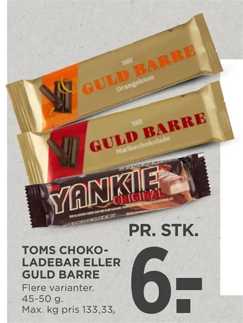 Toms Chokoladebar Eller Guld Barre Tilbud Hos MENY