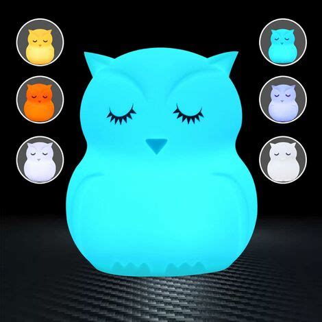 Veilleuse B B Veilleuse Led Hibou Enfants Veilleuses Portables En