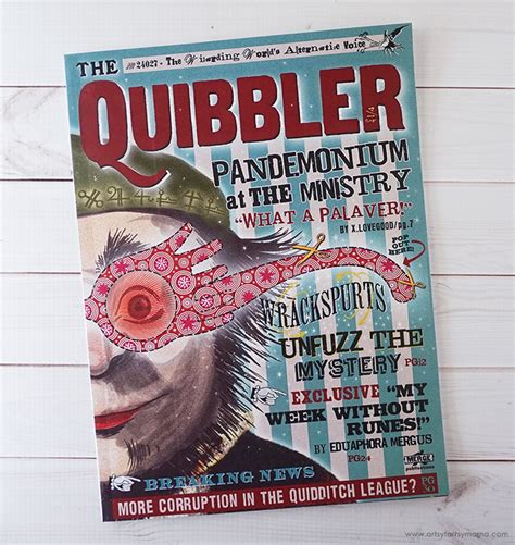 Luna Lovegood Quibbler Printable Pdf