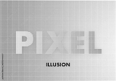 Optical Illusion Text Effect Шаблон Stock Adobe Stock