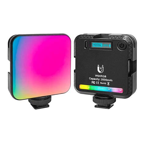 Iluminador Led Rgb Bicolor W W K K Para C Mera Loja Da