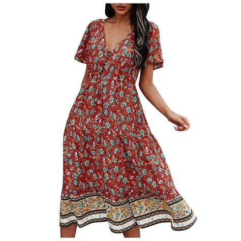 Wendunide Clearance Sales Summer Dresses For Women Women