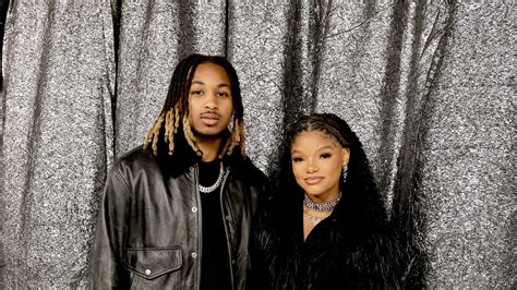 Halle Bailey Drops Two New Clues Shes Pregnant While Laying In Bed