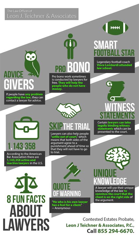 8 Fun Facts About Lawyers Shared Info Graphics