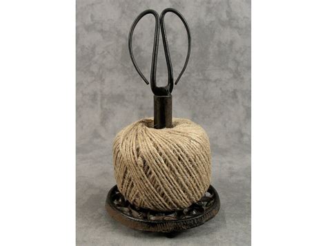 Cast Iron STRING TWINE HOLDER With Scissor For Kitchen Or Crafts Etsy