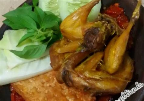 Resep Burung Puyuh Goreng Tempe Penyet Oleh Nia Syifa Cookpad