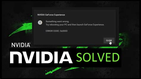 How To Fix Something Went Wrong Nvidia Geforce Experience Solved