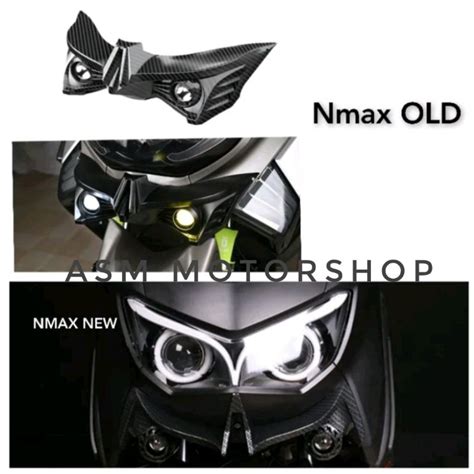 Jual Winglet Carbon Nmax New Nmax Old Plus Lampu Tembak Mini Driving