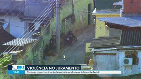 V Deo Tiroteio No Morro Do Juramento Deixa Tr S Mortos Rj G